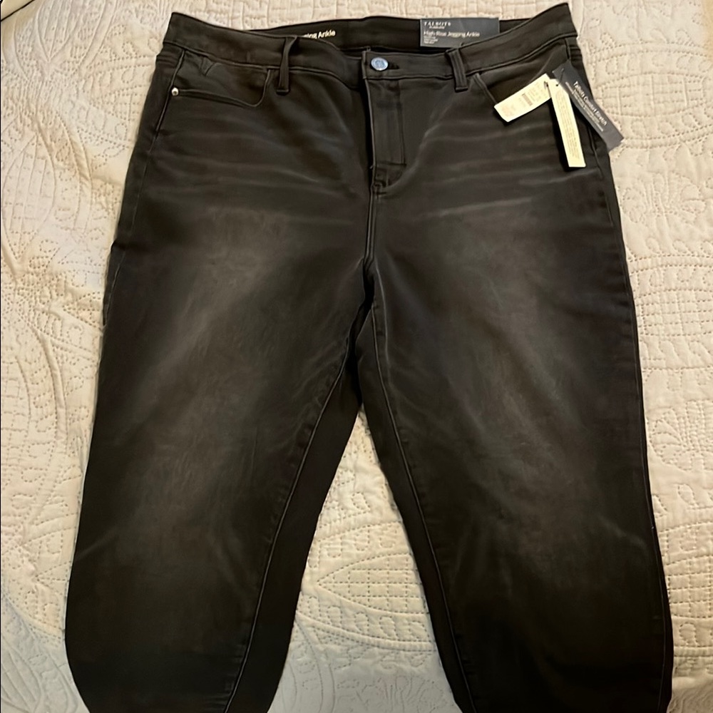 Talbots Black Skinny Jeans Stretchy Denim